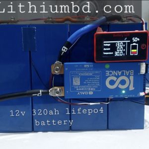 12v 320ah supper hybrid Lithium phosphate battery with smart bms
