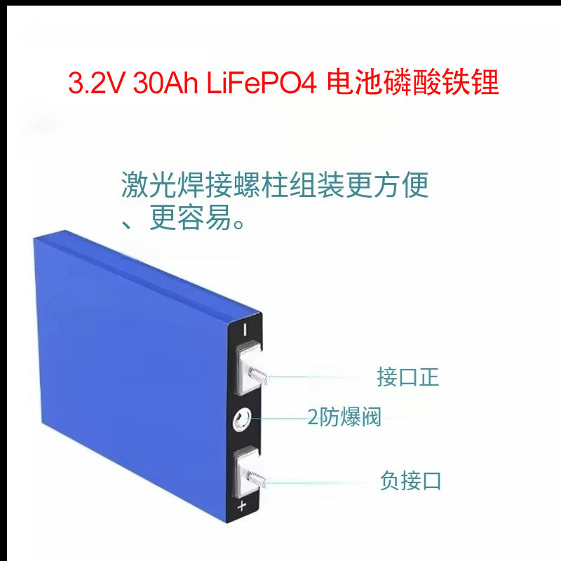 3.2V30Ah LiFePO4 lithium iron phosphate battery for DIY 12V24V 36V48V motorcycle - Image 3