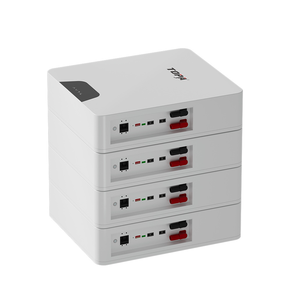 Household energy storage battery 48V100AH lithium iron phosphate battery 5KWH cabinet stacked solar power generation system - Image 4