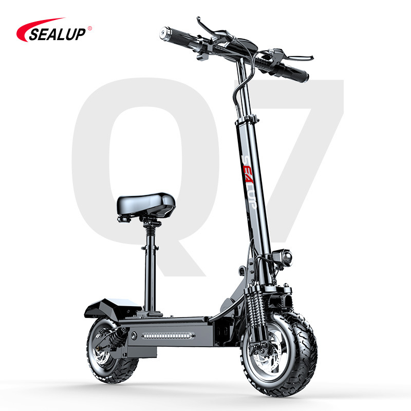 Hilop high-power scooter 48v1000w folding electric car dual-drive off-road electric scooter - Image 5