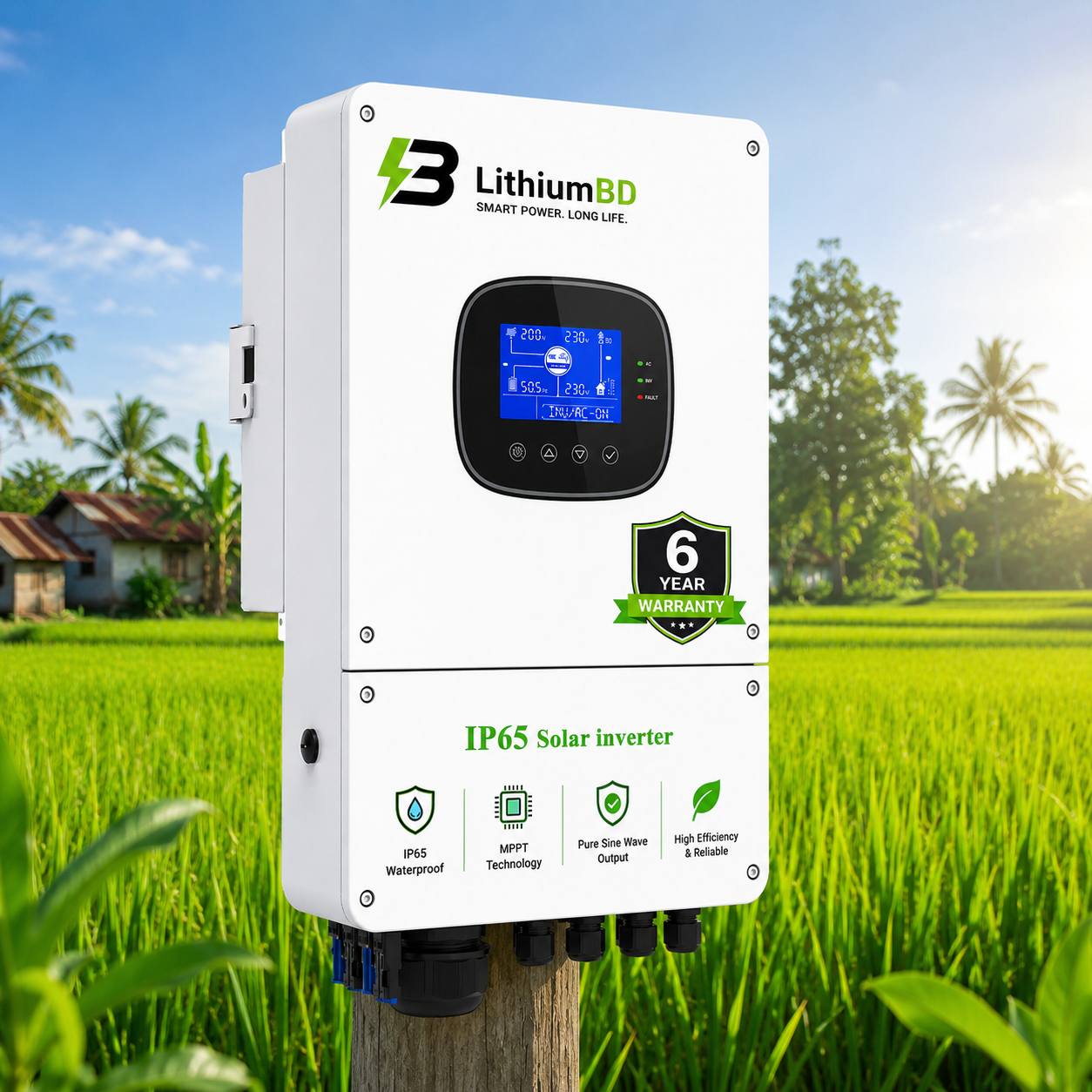 Lithiumbd hybrid inverter 6kw 48 new edition